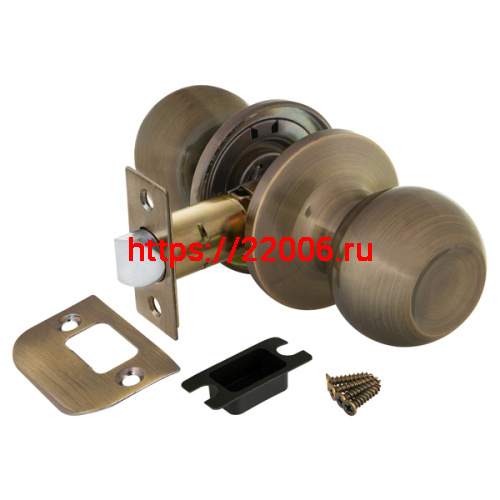 Ручка Ajax (Аякс) защелка DK682 AB-PS (6082 AB-P) (без фик.) бронза