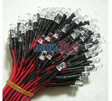 Led 5mm Blue-12V (с провод.) Светодиод