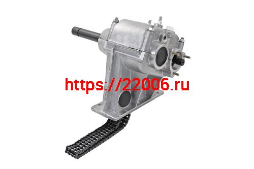 Коробка Буран реверса старого образца (короткий вал червячный) (110603190) (3-х рядная цепь) фото 3