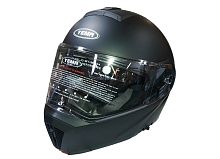 Шлем модуляр YM-929_3 "YAMAPA", (подбородок откидывается) TRANSFORMER, черный матовый, разм. S NEW