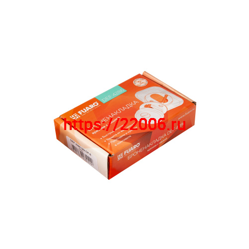 Броненакладка Fuaro (Фуаро) DEF.XL/K-EXT.4286 (DEF 4286 SQ XL) SSC-16 сатинированный хром фото 2