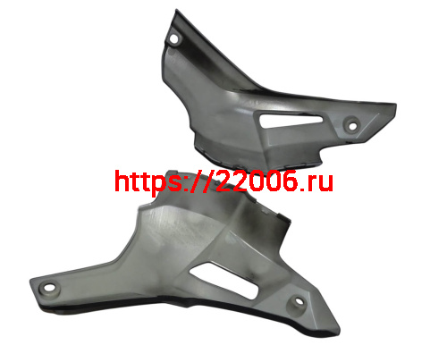 Облицовка двигателя HIRO 250 нижняя (T2BK012001A00118+T2BK012002A00105) фото 2