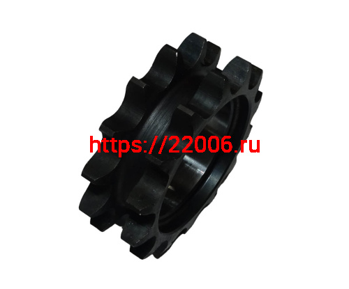 Звездочка Буран (СУПЕР УСИЛЕННАЯ) Z14  104 вала 2-х СКОРОСТНАЯ КОР. 2х рядн шаг 12,7мм пр. ИжТехМаш фото 2
