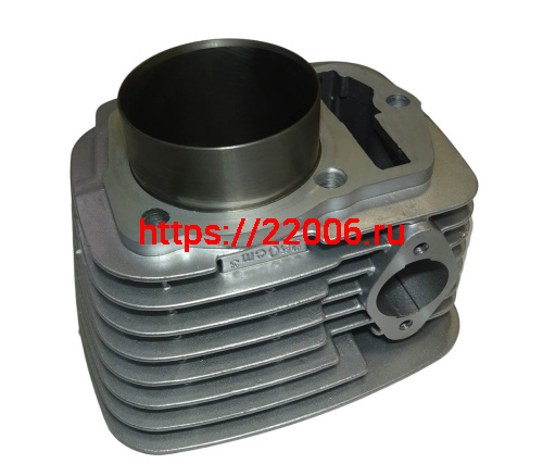 Цилиндр в сборе с поршнем 166FMM 65,5 мм (H107мм, h81мм, палец 15мм) узк. кольца фото 2