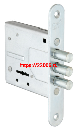 Замок Sam (Сам) врезной сувальдный ЗВ8-4С/1 (без отв. планки), 3 кл. /76601/