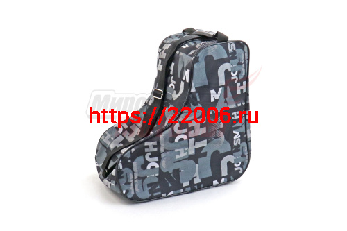 Сумка для коньков "Дизайнерская" БУКВЫ (прорезиненная ткань)