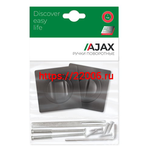 Ручка Ajax (Аякс) поворотная BK6.K.JK51 (BK6 JK) BL-24 черный фото 2