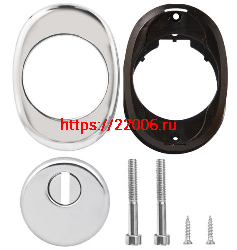 Броненакладка Fuaro (Фуаро) DEF.ECO/OV.4825 (DEF 4825 eco) CP-8 хром фото 3