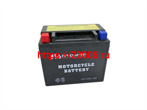 Аккумулятор Мотомир VRLA YTX12-BS (12v/12hr) (150*85*130/120) 6