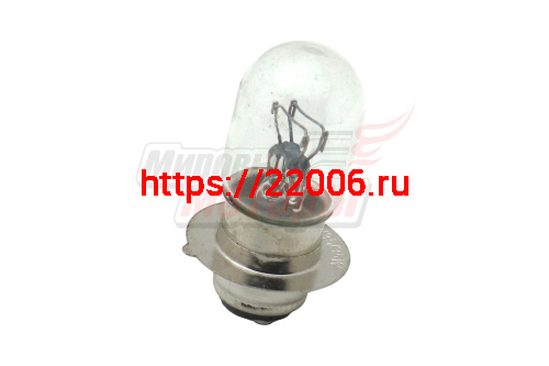 Лампа 12В 35/35Вт фарная 2х контактная (юбка одноштырьковая)