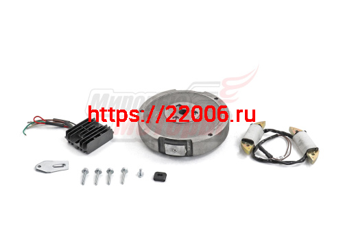 Комплект электрооб. 173F,177F  3A 36 Вт (для РУЧ.стартера, без венца, маховик,выпрямитель,катушка,зажим,болт12,болт35,шайба),(ОРИГИНАЛ, "LIFAN")