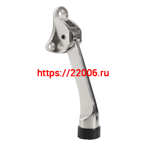 Упор Fuaro (Фуаро) дверной напольный STOPPER-100 SN (мат.никель) козья ножка