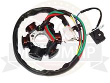 Зажигание Honda DIO AF 18/27 Tact 09/16/24/30/31 голое (без маховика) (статор 5+1 катушек)