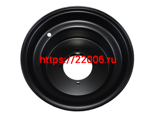 Диск SCOUT для ATV 10", 10"х 8" (4х110) ЦО 90 мм, ET0, черный, BEORN, "Avenger", штампованный фото 2