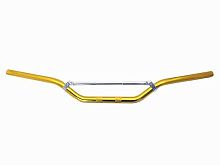 Руль алюминиевый с перемычкой на болтах низкий (золотой)