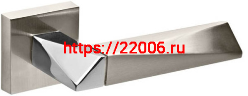 Ручка Fuaro (Фуаро) раздельная DIAMOND DM/HD SN/CP-3 матовый никель/хром