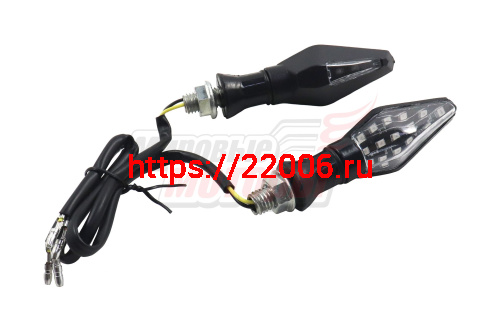 Боковой фонарь светодиодный WKT-TL-15 черные (ПАРА)