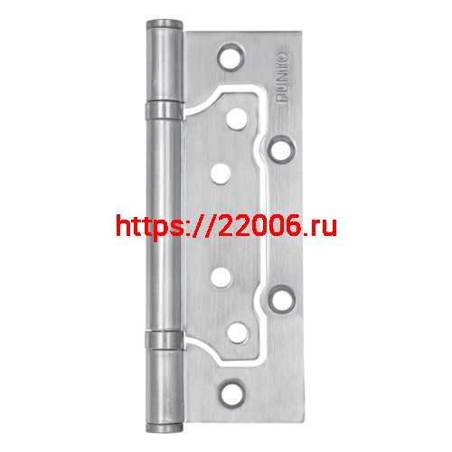 Петля Punto (Пунто) универсальная без врезки IN5200W SC (200-2B 125x2,5) мат. хром