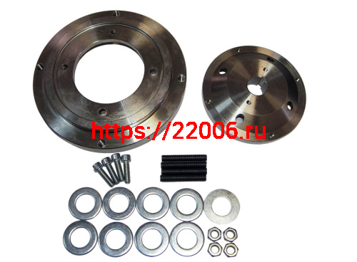 Переходник для установки на Агрос дв. LIFAN 8-9-11-13-15 л.с., посадка (4 отв х 90, цент. отв 100мм)