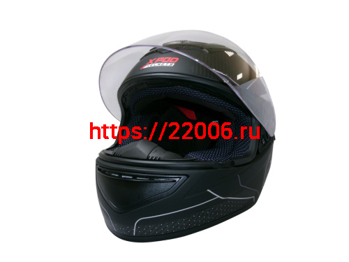 Шлем TVS RACING (Индия) XPOD DULL BLACK SILVER размер M фото 5