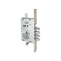 Замок Mottura (Моттура) врезной сувальдный с защёлкой 52.J535M-D MyKey (правый), ключ 60 мм, без накл.