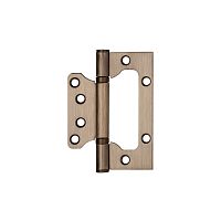 Петля Ajax (Аякс) универсальная без врезки IN4000W AB (100/P-2B 100x2,3) бронза