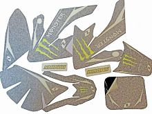 Комплект наклеек на кроссовый мотоцикл CRF50 Monster 3M