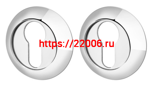 Накладка Armadillo (Армадилло) под цилиндр ET.R.LD54 (ET-1) CP-8 хром