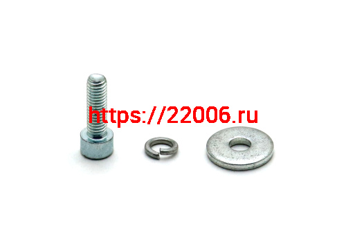 Болт М6х20 с шайбой трансмиссии цепной 144F фото 2