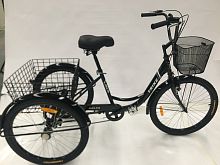 Велосипед 24" 3-х колесный грузовой DELTA TRIKE (+корзина)  (см. ЗИП)