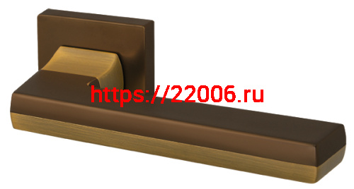 Ручка Armadillo (Армадилло) раздельная K.USQ52.GROOVE (GROOVE USQ5) BB/SBB-17 кор.бронза/мат.кор.бронза