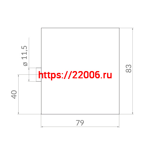 Замок Punto (Пунто) навесной PK-14100 STAL фото 3