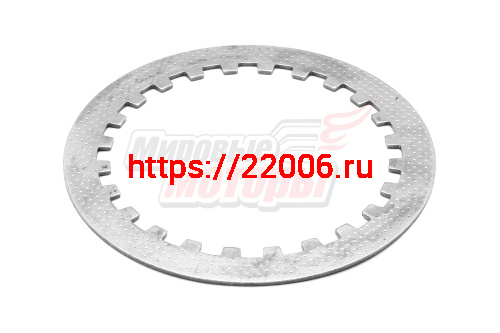 Диск сцепления металл. 157FMI (125CC), 162FMJ (150CC), 163FML (200CC), 167FMM (250cc) (1ШТ!) (24z)