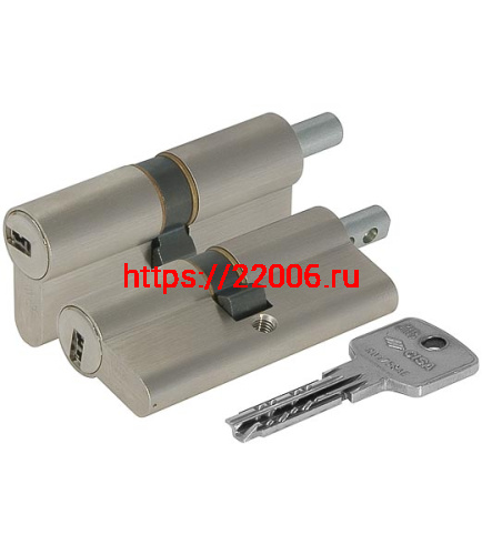 Цилиндровый механизм Cisa (Чиза) под вертушку ASTRAL ОА312-28.12 (75 мм/30+10+35), НИКЕЛЬ