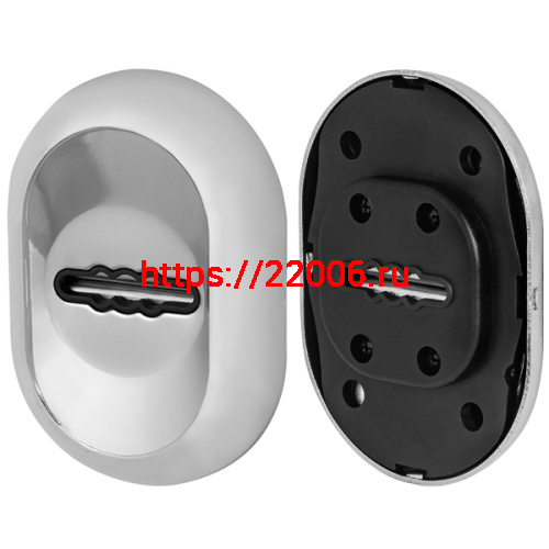 Накладка Fuaro (Фуаро) под сувальдный ключ ESC-10S с автоматическими шторками CP-8 хром (утопленная)