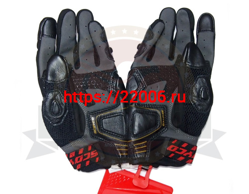 Перчатки SCOYCO (оригинал) MC-109, красные, р-р 2XL (сняты с пр-ва) фото 2