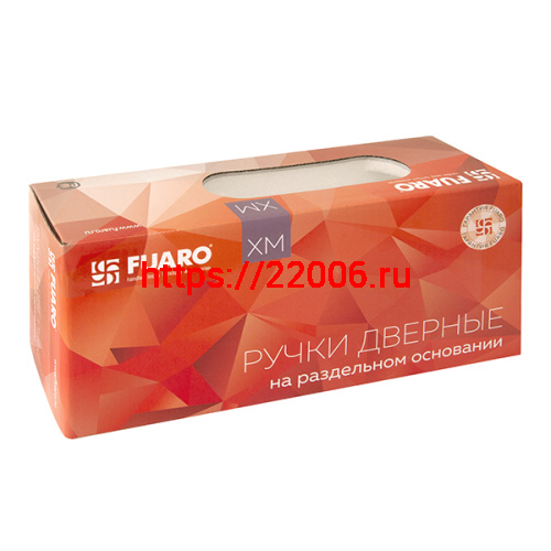 Ручка Fuaro (Фуаро) раздельная K.XM52.DENVER (DENVER XM) SSC/CP-16 сатинированный хром/хром фото 3