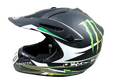 Мотошлем YM-910 черный матовый (L) Monstr