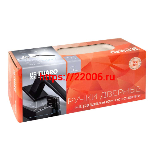 Ручка Fuaro (Фуаро) раздельная K.SL52.PHANTOM (PHANTOM SL) SSC-16 сатинированный хром фото 3