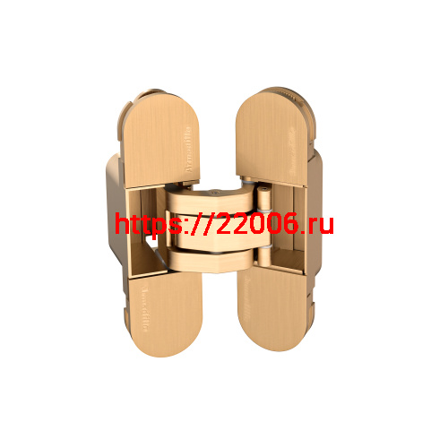 Петля Armadillo (Армадилло) скрытой установки U3D2000.TG FSG/2 флор. золото/2