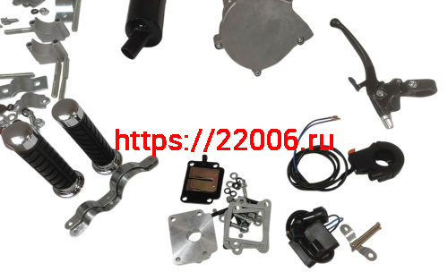 Двигатель веломотор BW 85 (КОМПЛЕКТ для установки) фото 2