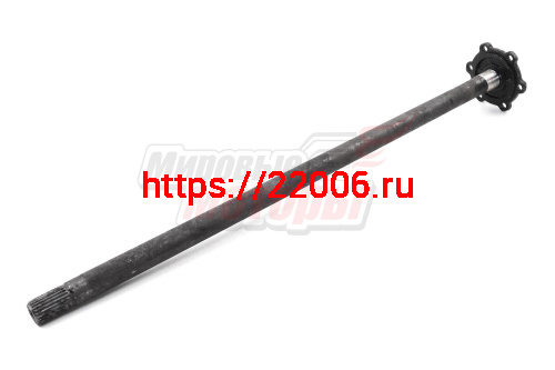 Полуось ведущая (большая) заднего моста трицикл WM250ZH-2 (длина 725 мм)