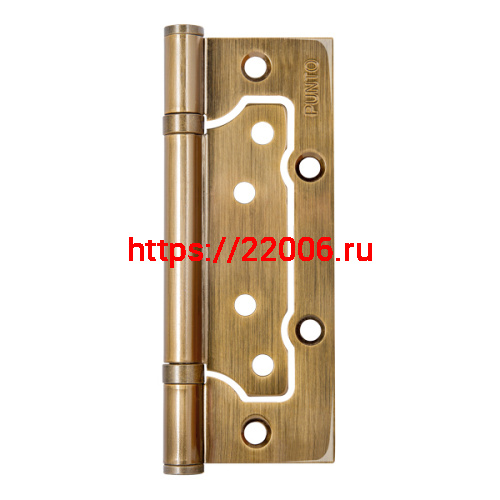 Петля Punto (Пунто) универсальная без врезки IN5200W CFB (200-2B 125x2,5) кофе глянец