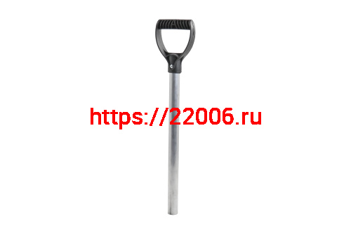 Черенок алюм. для автомобильной лопаты D=32мм, с V-образной ручкой фото 2