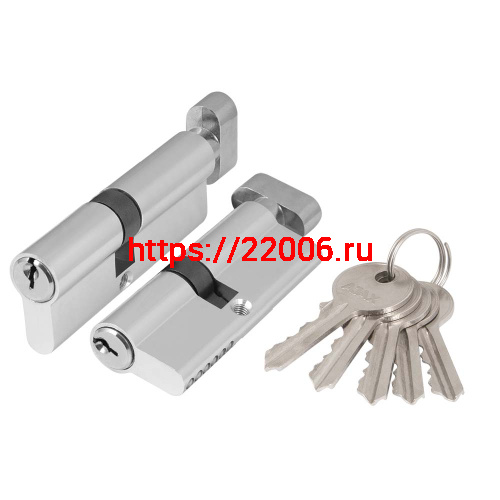 Цилиндровый Ajax (Аякс) механизм (AZ102/90) AZ1002Knob90 (45+10+35) CP хром