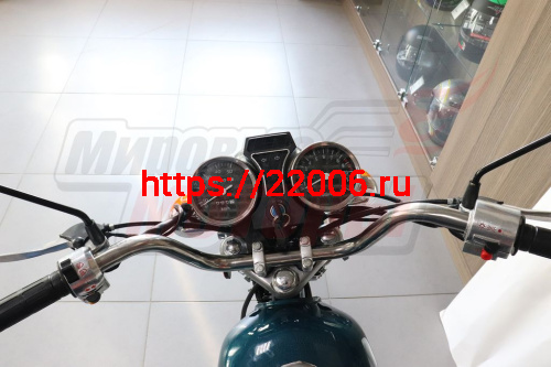 Мопед KT50 Alpha(ЭКОНОМ-2)(Тюнинг)(обод литой,перед.,зад.покрыш-дорожные,пластм.поворотники) МОРСКАЯ ВОЛНА фото 7