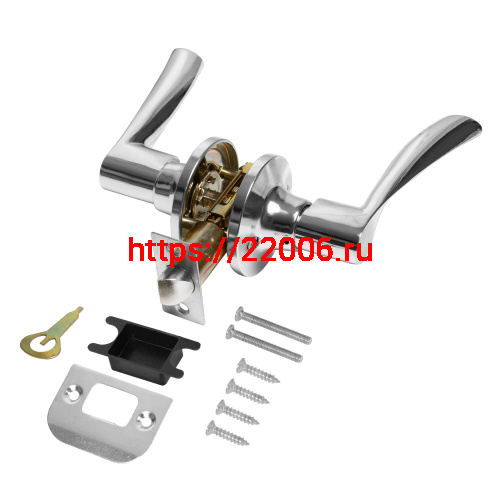 Ручка Punto (Пунто) защелка DK610/BL CP-PS (без фик.) хром фото 2