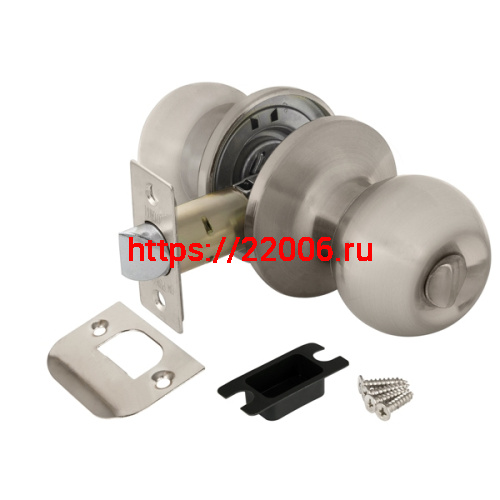 Ручка Punto (Пунто) защелка DK672 SN-BK (6072 SN-B) (фик.) мат. никель