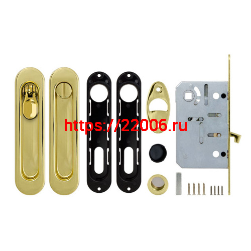 Набор Armadillo (Армадилло) для раздвижных дверей SH.LD152.KIT011-BK (SH011-BK) GP-2 золото фото 2