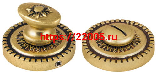 Ручка Armadillo (Армадилло) поворотная BK6.R.CL55 (BK6/CL) FG-10 французское золото